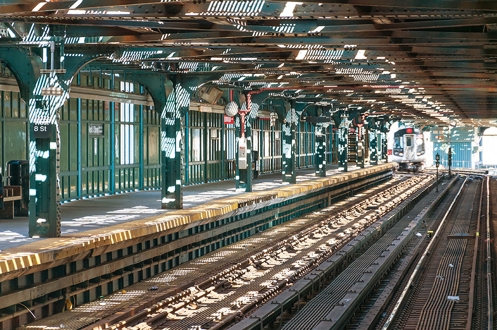A metro station in New York