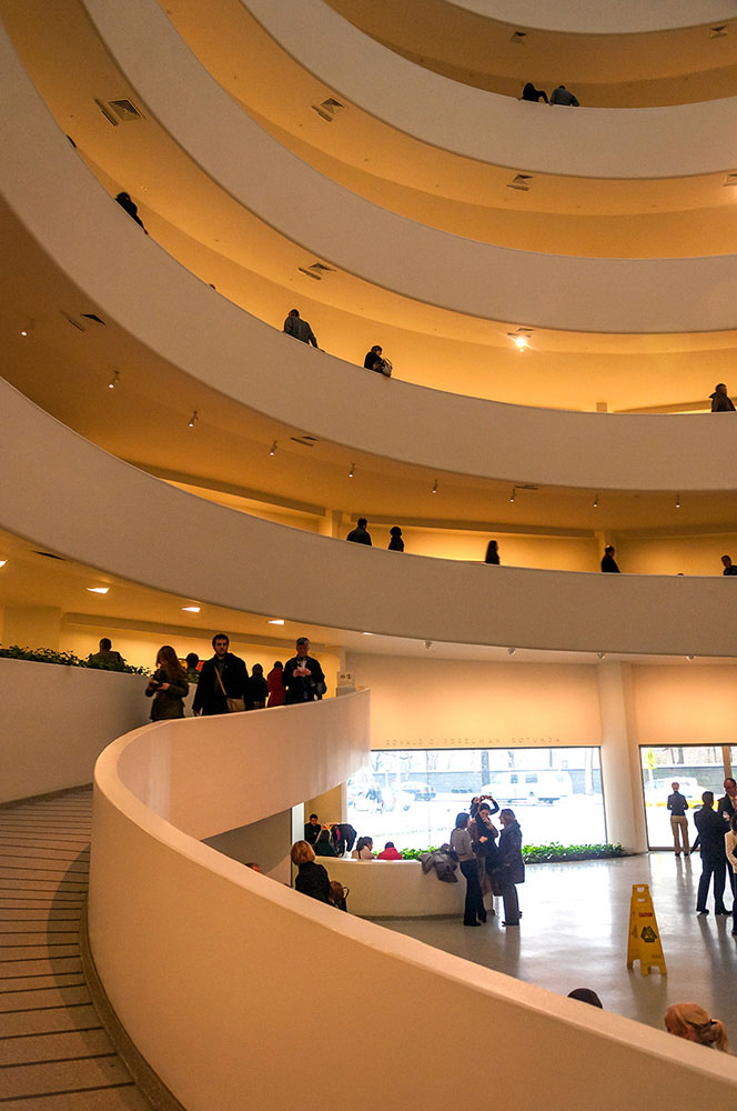 Guggenheim Museum by frank lloyd wright in New York